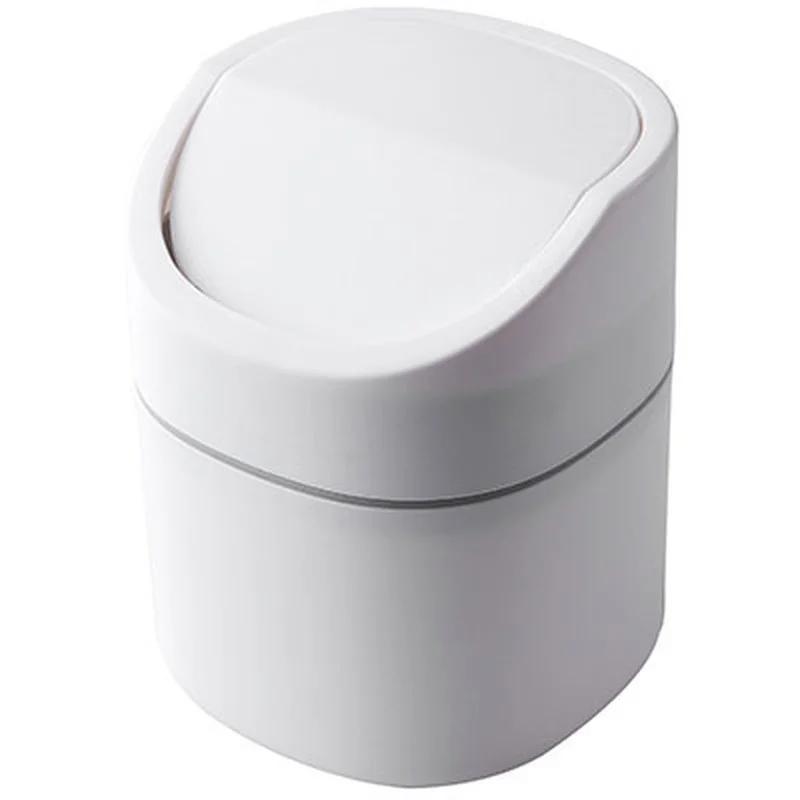 Креативный скандинавский стиль настольный мусорный бак для мусора для кухни, ванной комнаты, спальни, переворачивающаяся крышка, мусорный бак
