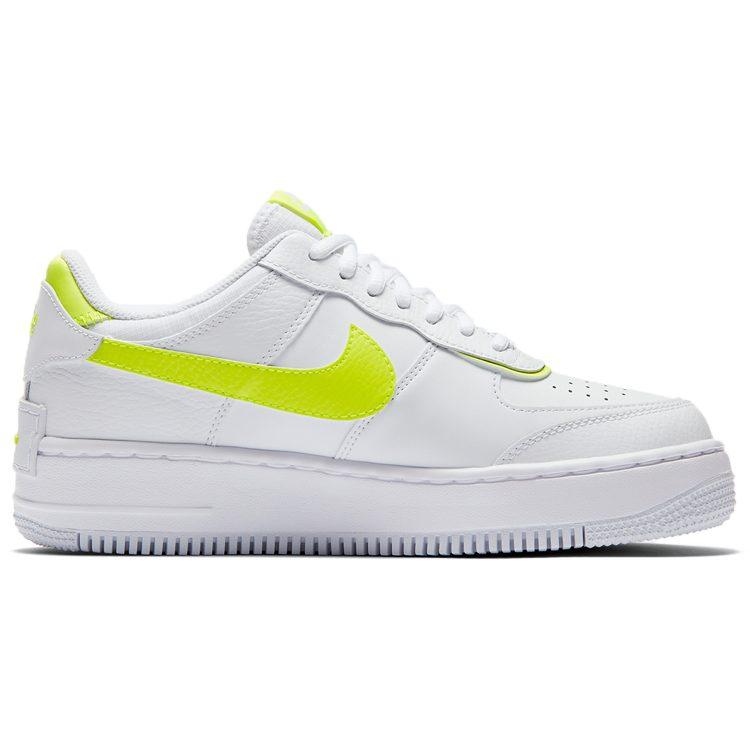 Nike Air Force 1 Low Shadow Белый Лимонный Женские CI0919-104