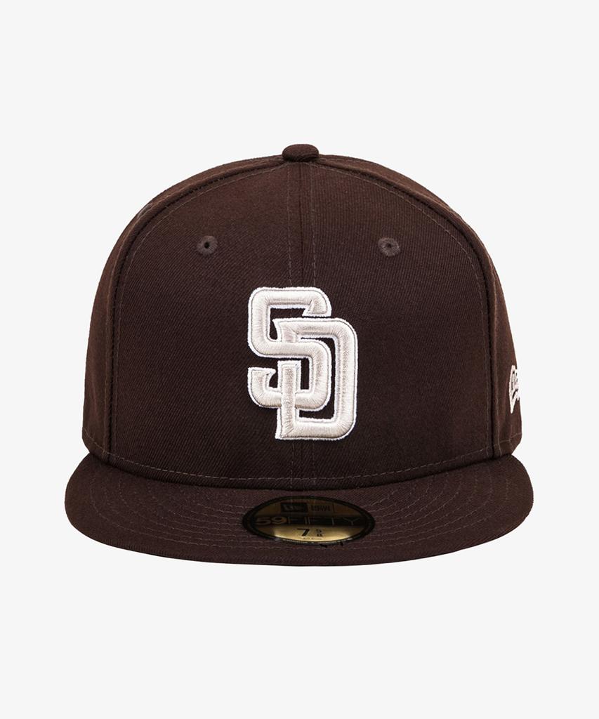 New Era Официальная fitted кепка San Diego Padres MLB, альтернативный коричневый