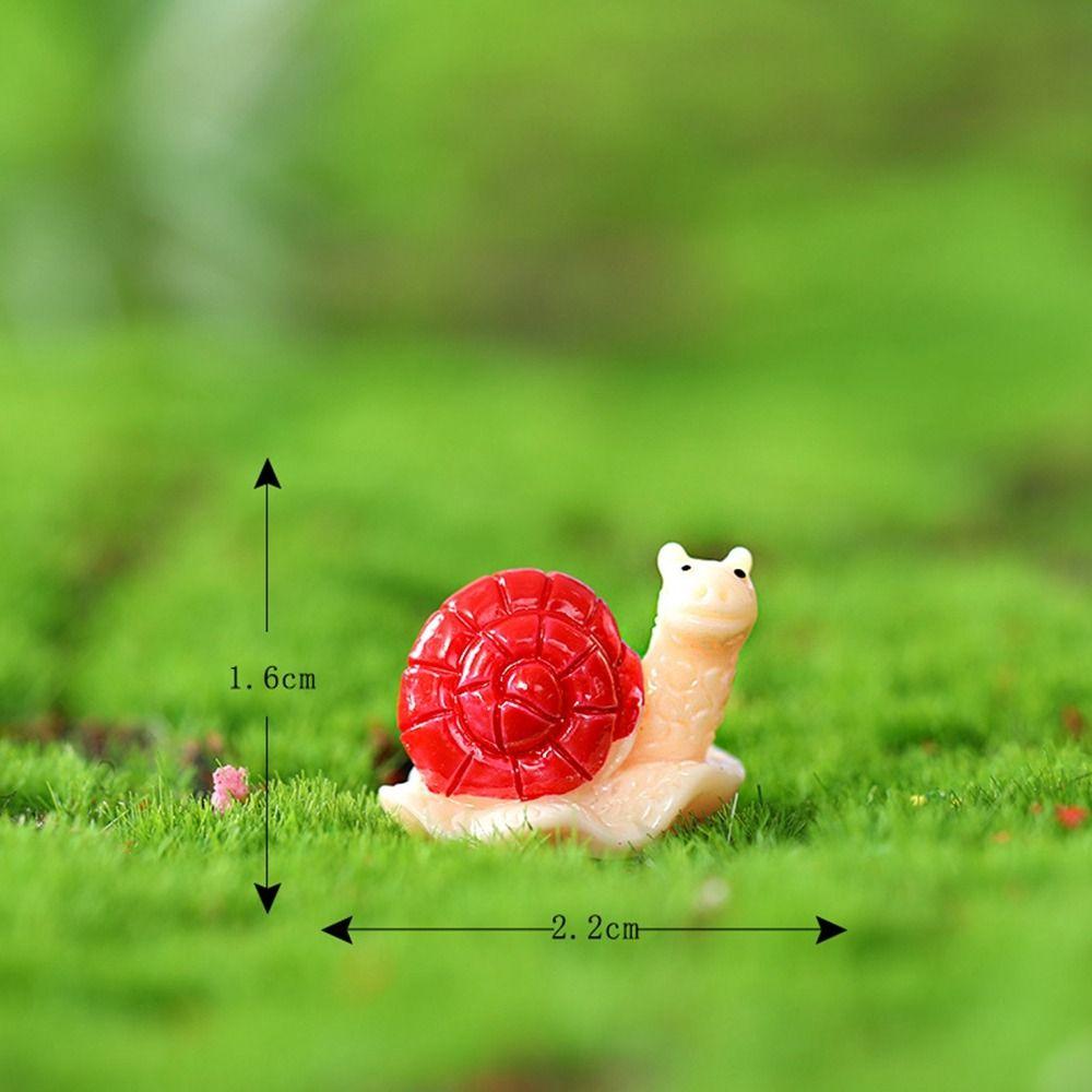 Микропейзаж Суккулентная фигурка улитки Миниатюрная фигурка Животное Кукла Суккулентное растение Орнамент