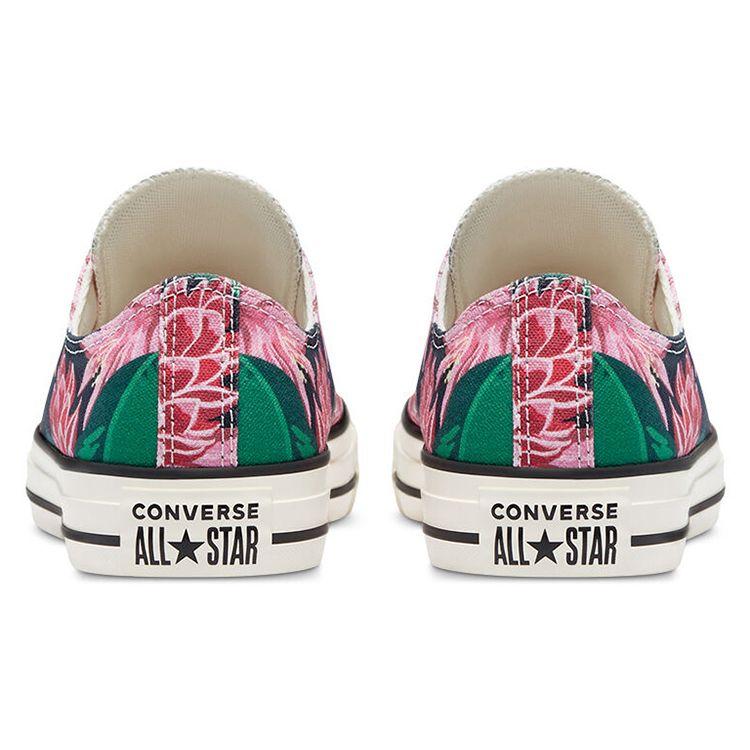 Converse Chuck Taylor All Star Low Удобные Повседневные Низкие Кеды из Канваса Унисекс Черные Красные 171134C