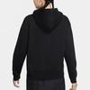Nike Спортивная одежда Повседневная флисовая кофта-пуловер с капюшоном Женская толстовка с капюшоном Черный CZ2591-010