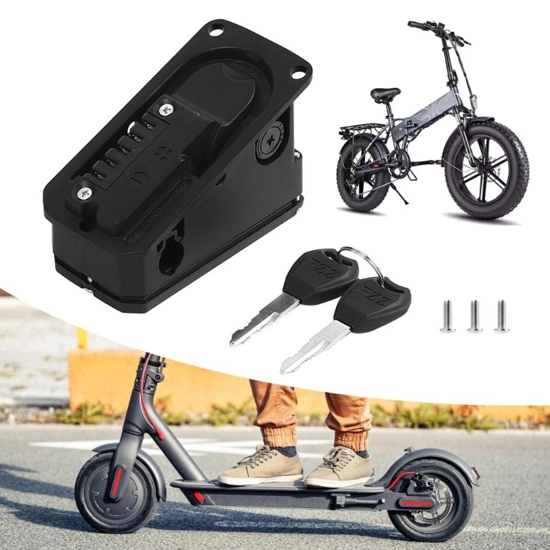 Замок на отсек аккумулятора от кражи с защитой порта для зарядки Крышка платы соединения замка аккумулятора электровелосипеда