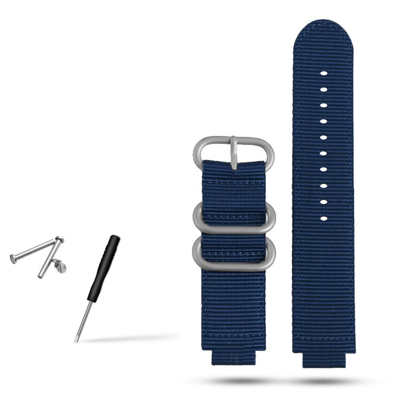 Классический 24*16 мм выпуклый металлический мужской нейлоновый ремешок для часов TIMEX T2N721 T2N720 TW2T76500 TW2T76300 спортивный дышащий холщовый ремешок для часов