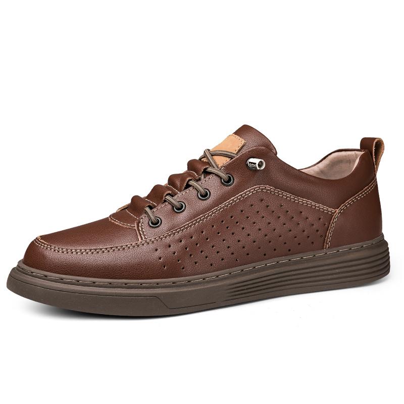 Повседневная обувь из натуральной кожи для мужчин, на шнуровке, оксфорды, кроссовки для бега, универсальные кроссовки для скейтбординга, мужские кроссовки со шнуровкой