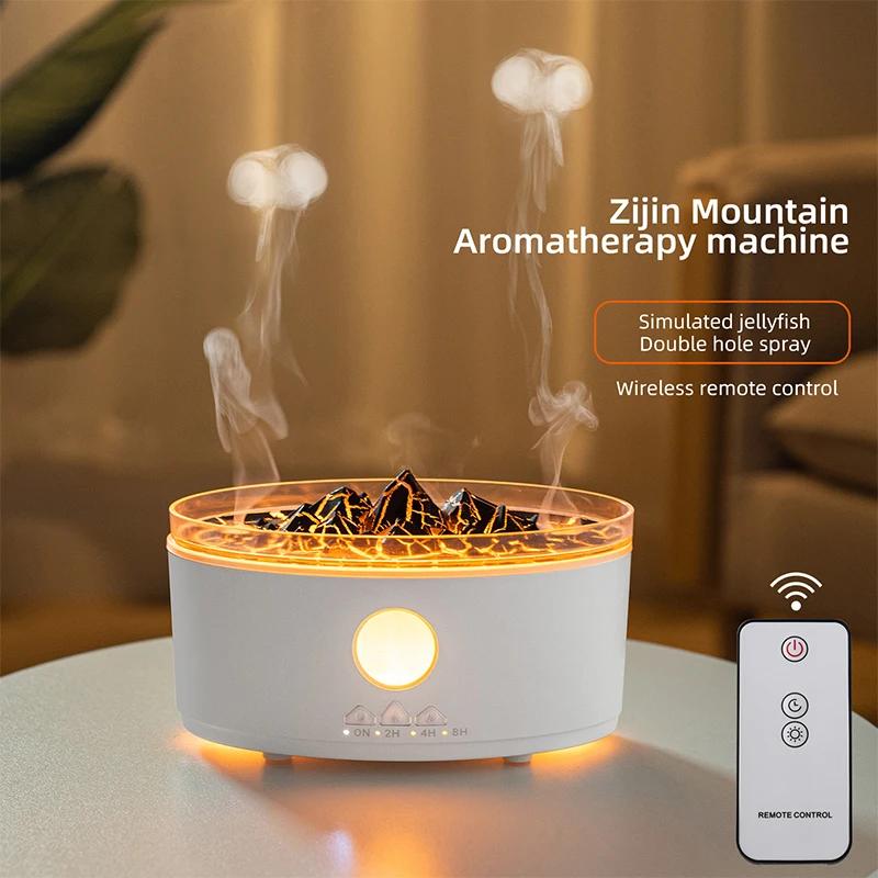 Диффузор Rain Clouds, увлажнитель воздуха Zen Raindrops, диффузор эфирных масел, настольный ультразвуковой распылитель, 3-цветная лампа
