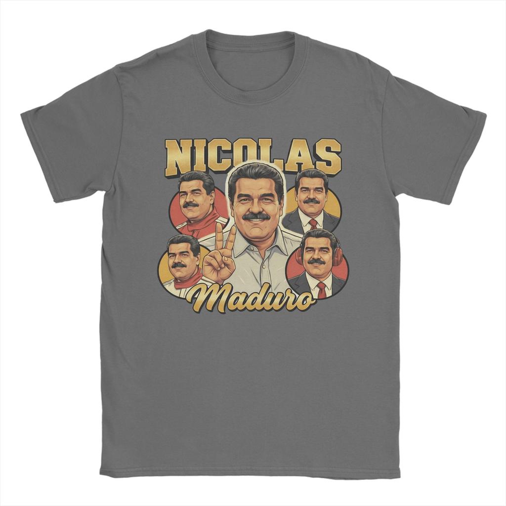 Venezuela Captures onsite Maduro Tshirt 2026 Summer Mens Luxury Fashion Cotton Fun Tshirt Round Neck Street Wear Y2K Gift