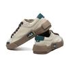 Fila Fusion Ткань Поп Синтетическая кожа Вельвет Повседневные Низкие кеды на шнуровке с круглым носком Мужские кроссовки Цвет: Светло-белый Синий T12M218204FAS