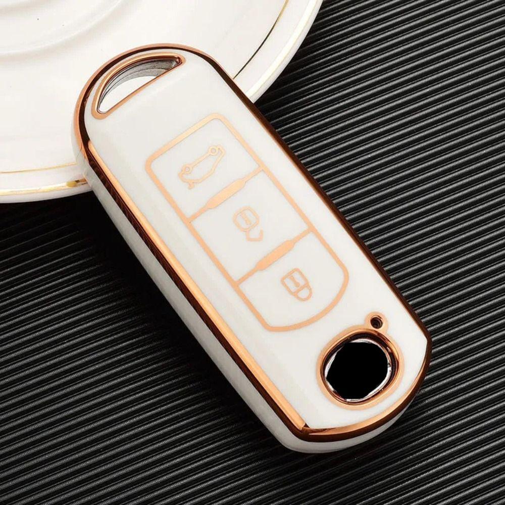 Чехол для ключей автомобиля из ТПУ для Mazda 2 3 5 6 BL BM GJ Atenza/Axela/Demio CX-3 CX3 CX-5 автомобильные аксессуары