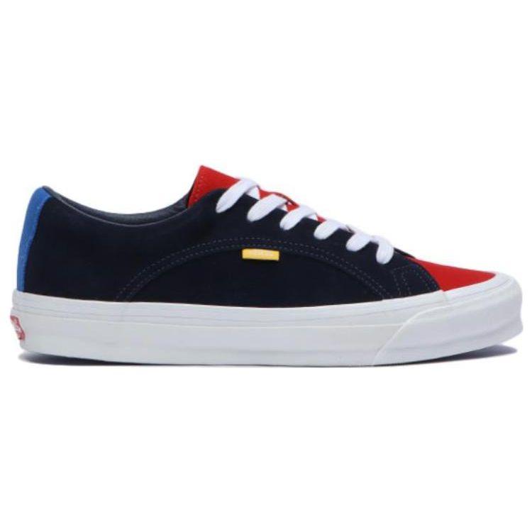 Vans Lampin OG LX Повседневные Прочные Низкие Кеды для Скейтбординга Унисекс кроссовки Черный Красный VN0A7Q4UY9T