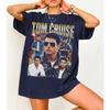 Ретро-футболка Тома Круза 90-х Top Gun Маверик Пиратская хип-хоп футболка Ретро-футболка киноактера Подарок фанату