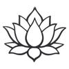 Metal Wall Art Lotus Flower Artwork Wall Sign Decor Home Decorations for Living Room Study Bedroom Dinning Room