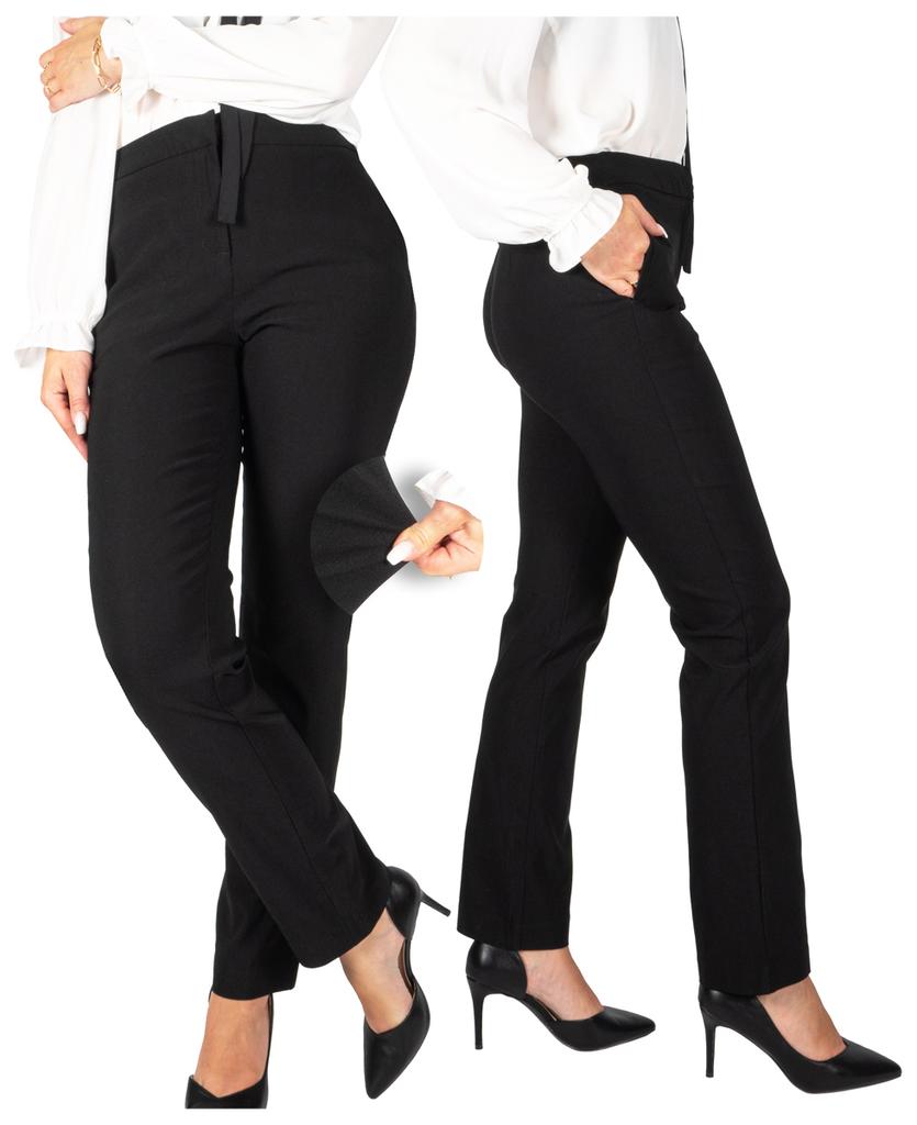 Spodnie Eleganckie Damskie Elastyczne 40 /31 L