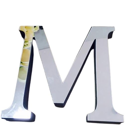 Популярные свадебные английские любовные письма домашний декор 3D зеркальные настенные наклейки алфавит рождественский декор ARI