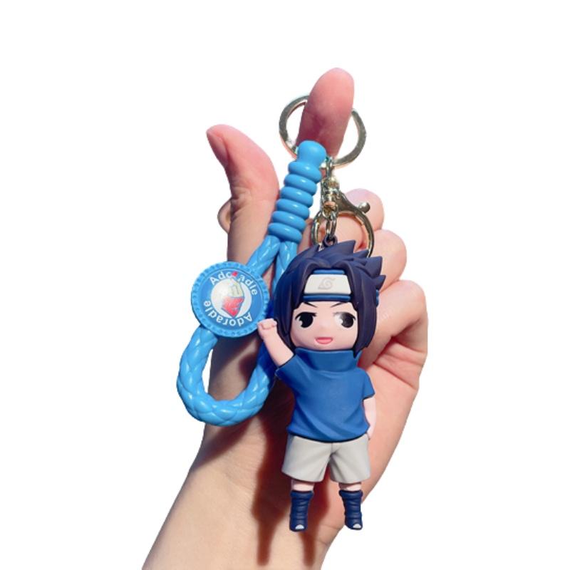 Индивидуальная упаковка Милый Наруто ПВХ Брелок Кукла Подвеска Брелок для ключей автомобиля Оптовая торговля