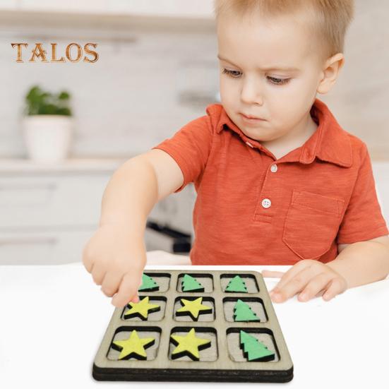 Рождественская шахматная настольная игра с 5 деревьями 4 звезды тренировка логического мышления 2 игрока дети взрослые обучающая мини шахматная доска игрушка малыши мальчики девочки