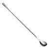Teardrop Twisted Bar Spoon with Metal Button 31cm - Stainless Steel