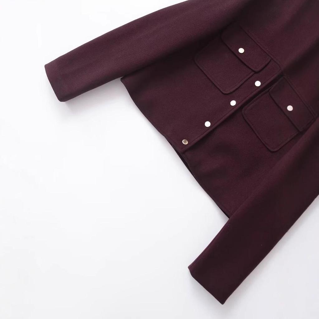 2024 Осень Женская Европейский и Американский Стиль Мягкая Короткая Куртка Пальто