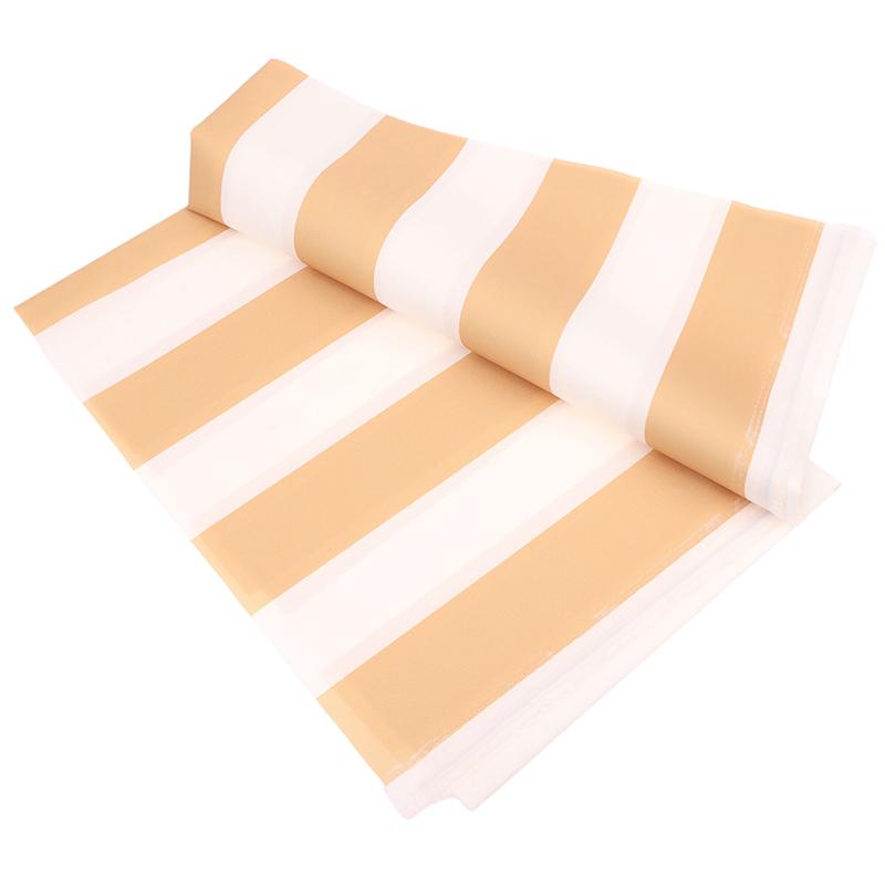 420D Striped Print Oxford Fabric Waterproof Fabric Canopy Tent Umbrella Cloth Pu Coated 50X150Cm Sunshade