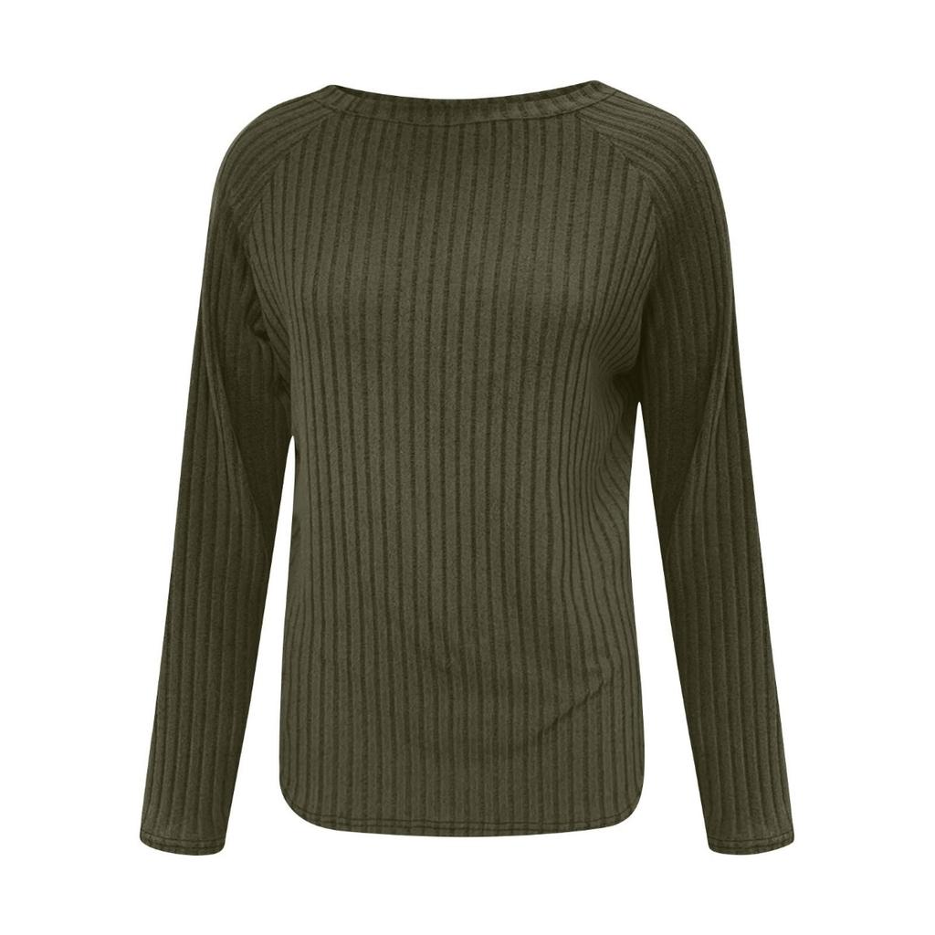 Женский новый свободный топ с круглым вырезом и высоким-низким изогнутым подолом, футболка