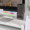 Multifunctional Desk Side Storage Rack Desktop Storage Message Board  Sticky Note Display