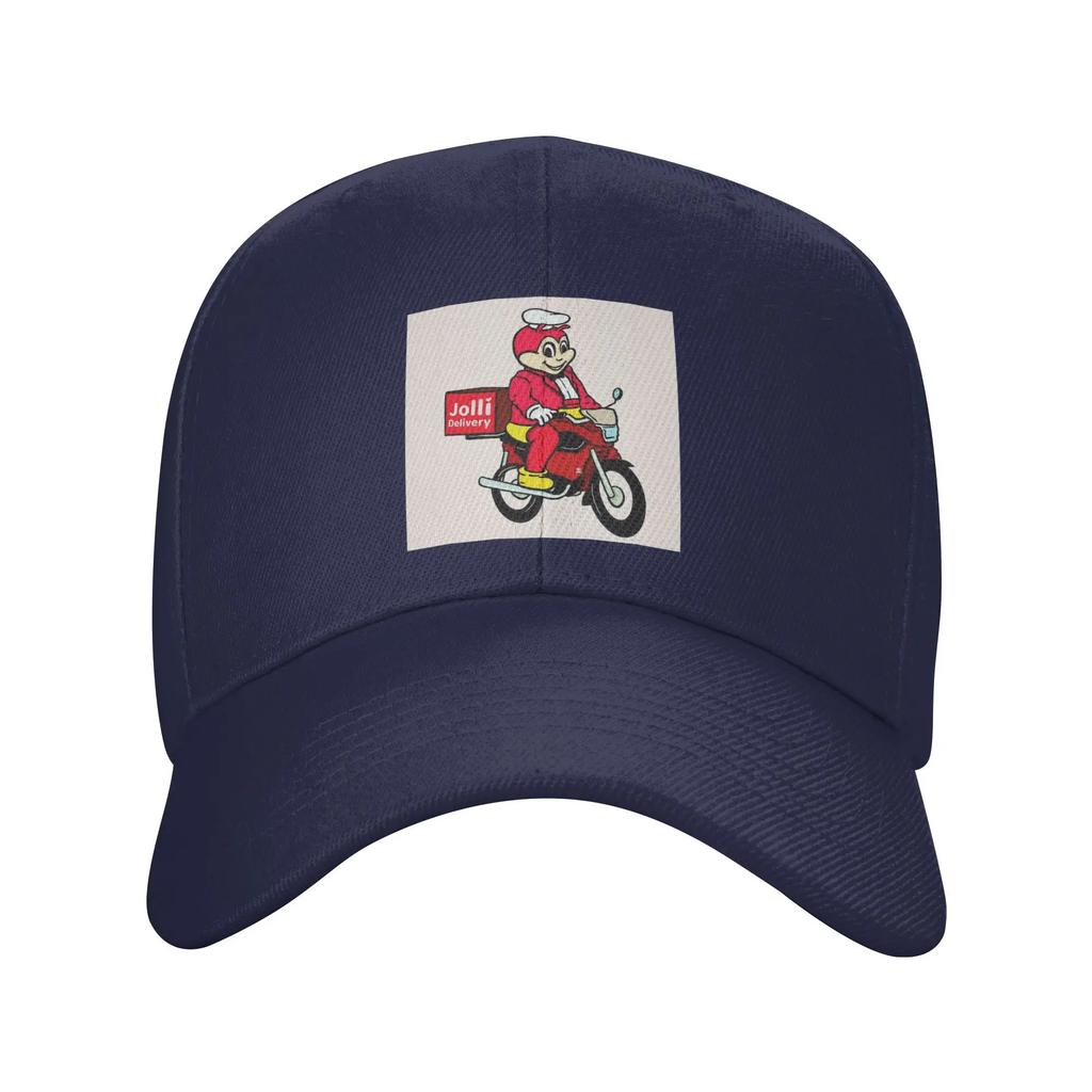JOLLIBEE DELIVERY FILIPINO FOOD POCKET TEE Baseball Caps Snapback Baseball Hats Breathable Casual Casquette Outdoor Unisex