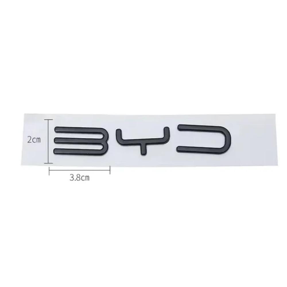 3D Metal Build Your Dreams Letter WORD Logo Emblem Badge Car Bag Signplate Decal Sticker для BYD Han Song Tang Qin PLUS Atto 3