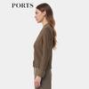 PORTS Women's V-Neck Knit Cardigan