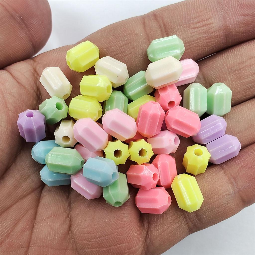 200 шт., фурнитура для ювелирных изделий, ожерелье, браслет, изготовление цветочных геометрических бусин с отверстием, аксессуары для самостоятельного изготовления, смешанные яркие цвета, свободные бусины для изготовления