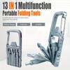 13 In 1 Multifunctional Batch Small Tool Stainless Steel Combination Tool Mobile Phone Holder Folding Outdoor Bottle Opener