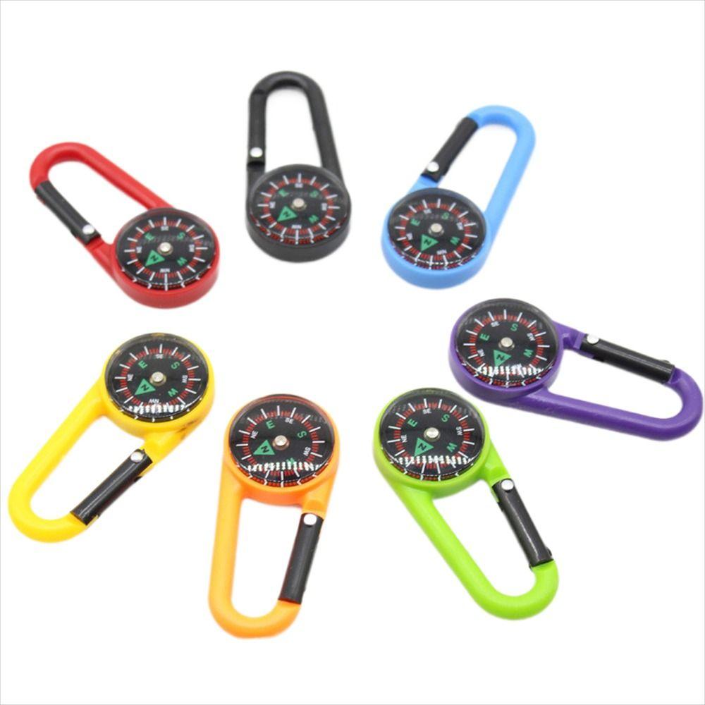 Snap Hook North Needle Survival Kit Plastic Compass Mini Compass Hiking Compass Camping Compass