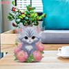 Набор для DIY 2D плоской печати с акриловыми бриллиантами, настольные украшения с функцией качающейся головы для взрослых/новичков, подарок, декор для дома
