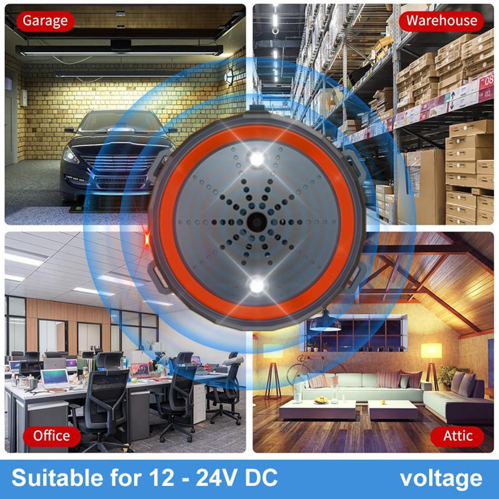 Ultrasonic Pest Repeller 12V Ultrasonic Animal Repellent Device for Car & Homes Effective Against Mice Rats & Squirrels