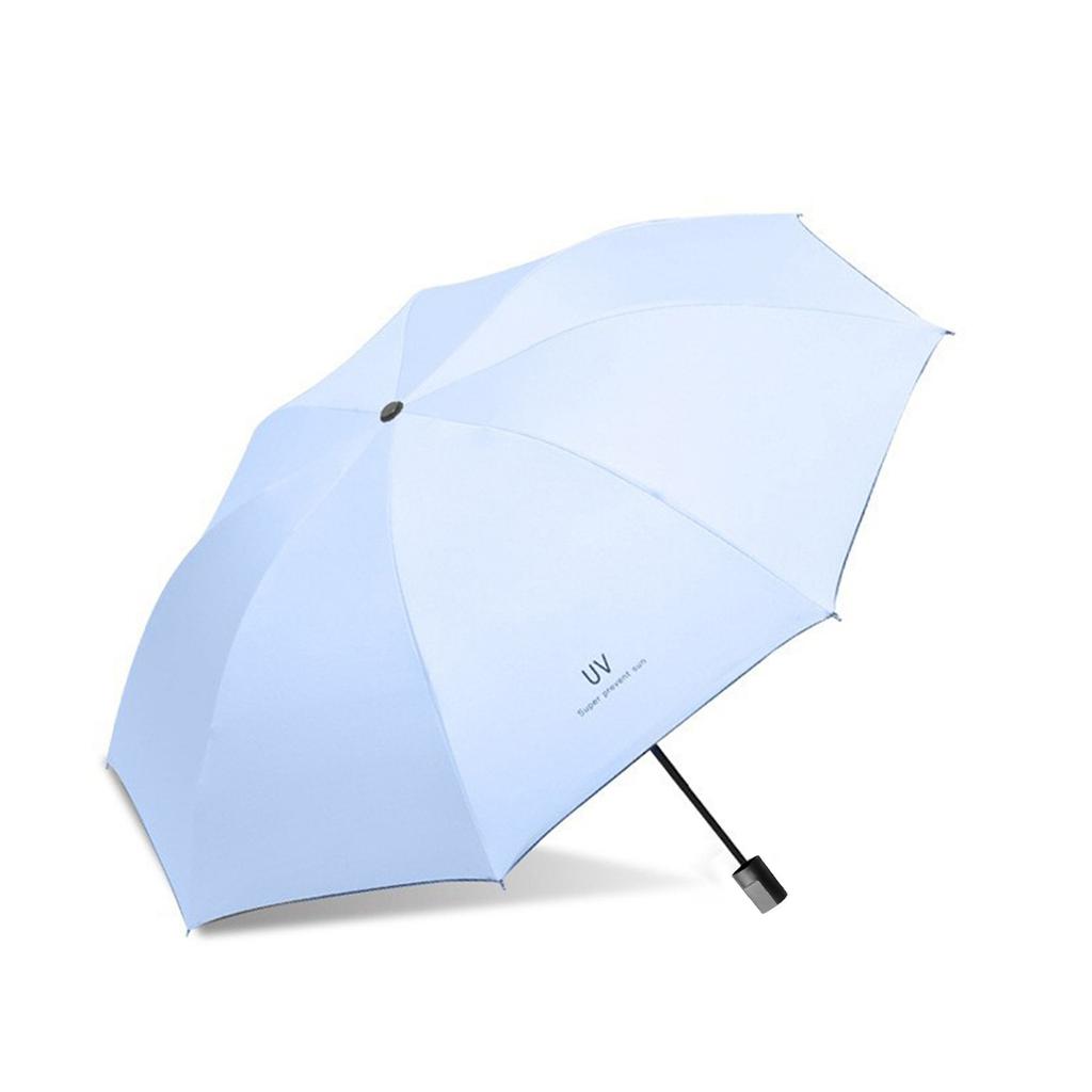 Automatic Umbrella for Men Women Dualuse Foldable Rain Sun Umbrella with Black Coating for Sun
