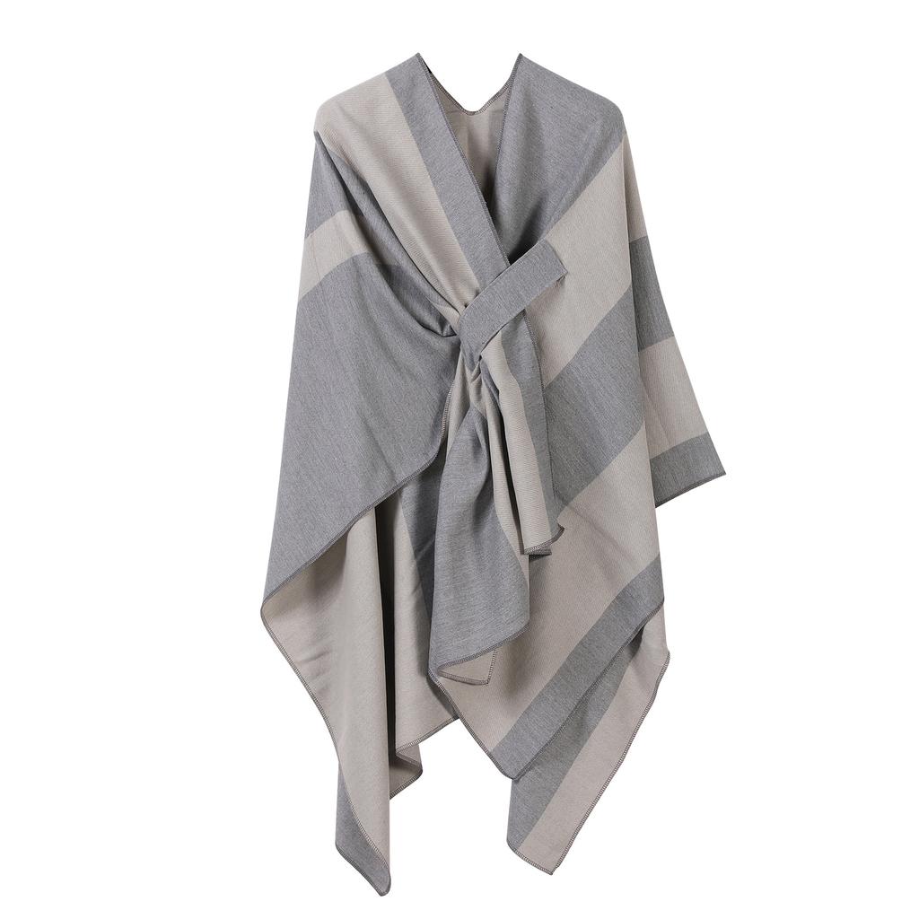 Ladies' Fashionable Knitted Shawl, High-end Travel Wear, Imitation Cashmere Cloak