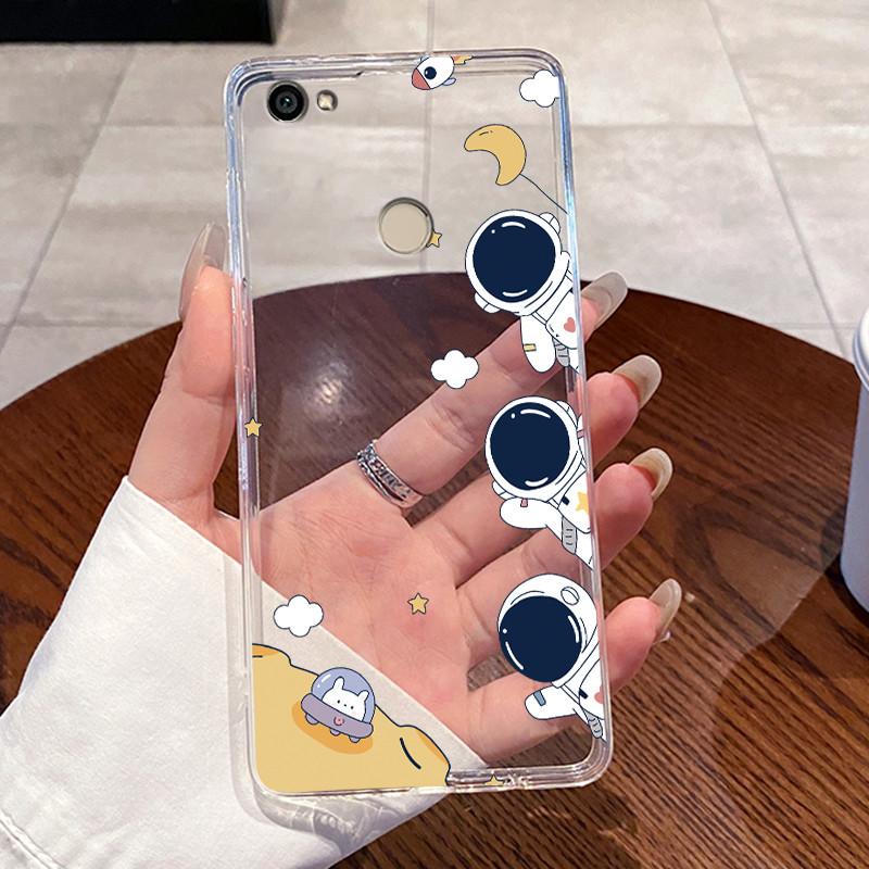 Casing For Xiaomi Redmi Note 5A Prime Capa Coque Clear Silicone Jelly Soft TPU Back Cover Cute Rabbit Cat Dinasaur Phone Case