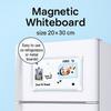 Универсальный настольный органайзер: Магнитная стальная белая доска 20x30см