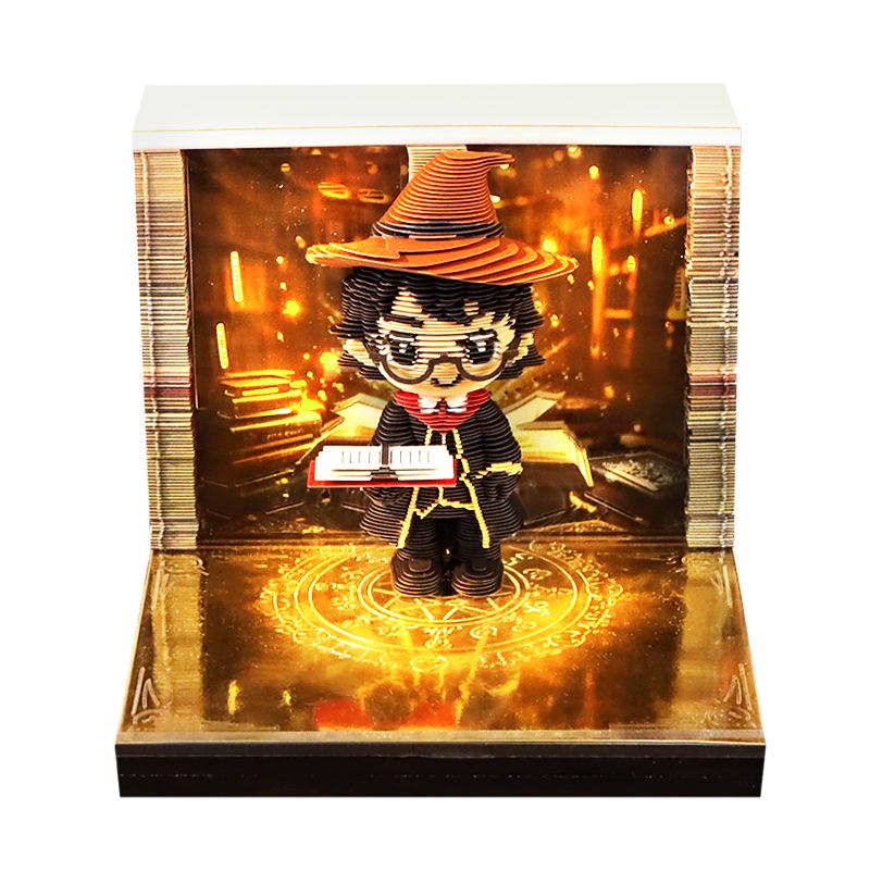 Harry Potter Magic Eagle 3D Paper Sculpture Sticky Notes Ornament