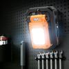 Red Blue Warning Light Telescopic Work Light USB Rechargeable Lamp  Various Scenarios