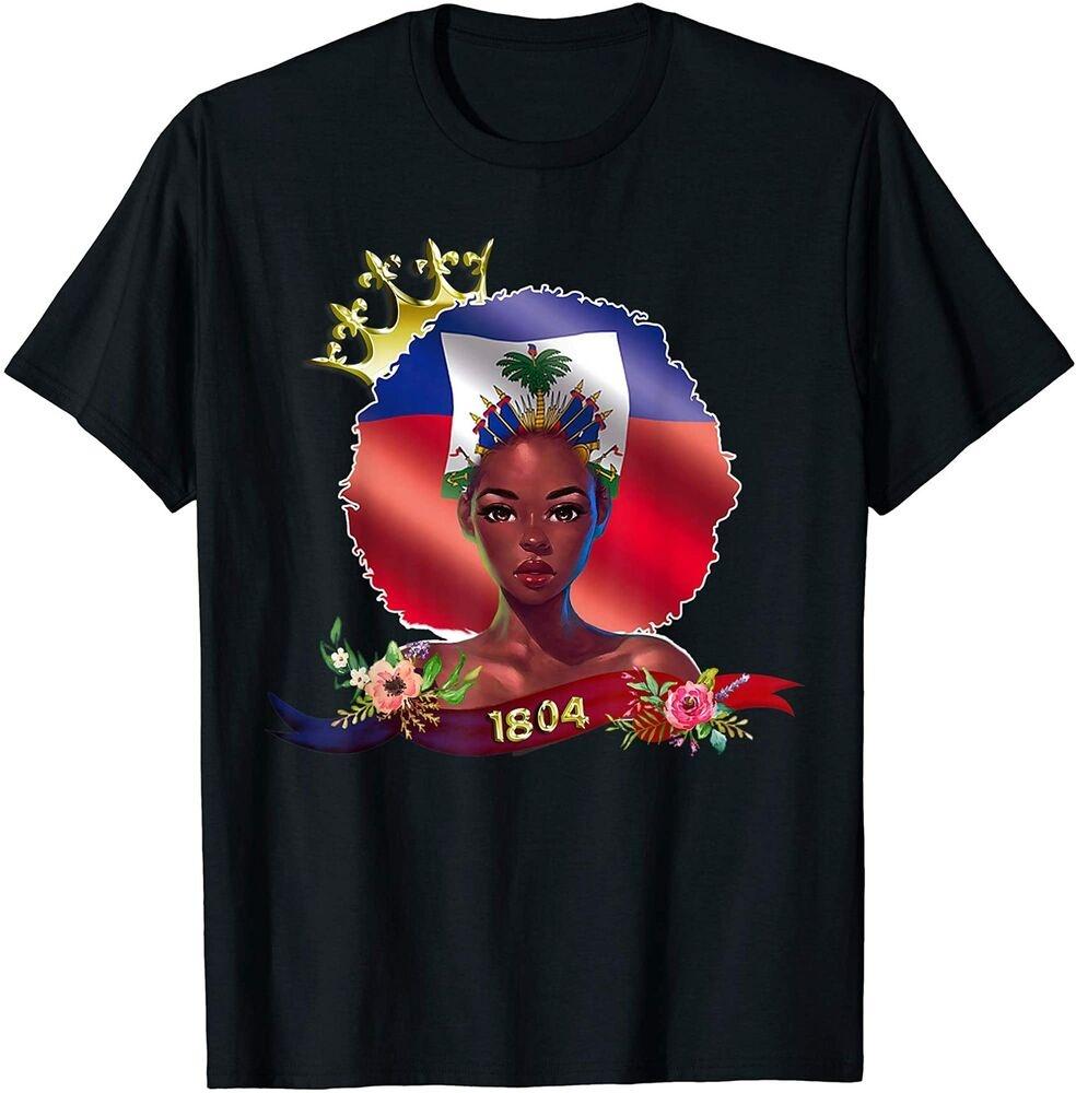 Футболка унисекс с флагом независимости Гаити 1804 года, забавная винтажная футболка