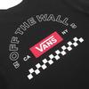 Vans AP Redbox Checker T Shirts Men's Crew Neck Moderate Straight Fit VN0A48ATBLK