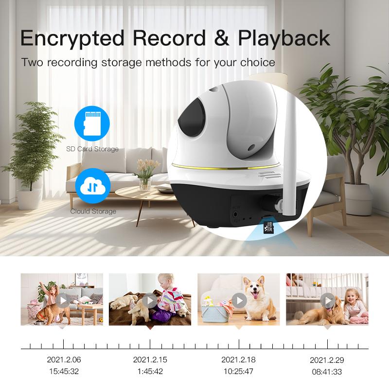 Vstarcam EU 1080P Wi-Fi камера, внутренняя IP-камера, монитор для домашних животных, 360 ° PTZ, домашняя безопасность, наблюдение, обнаружение движения