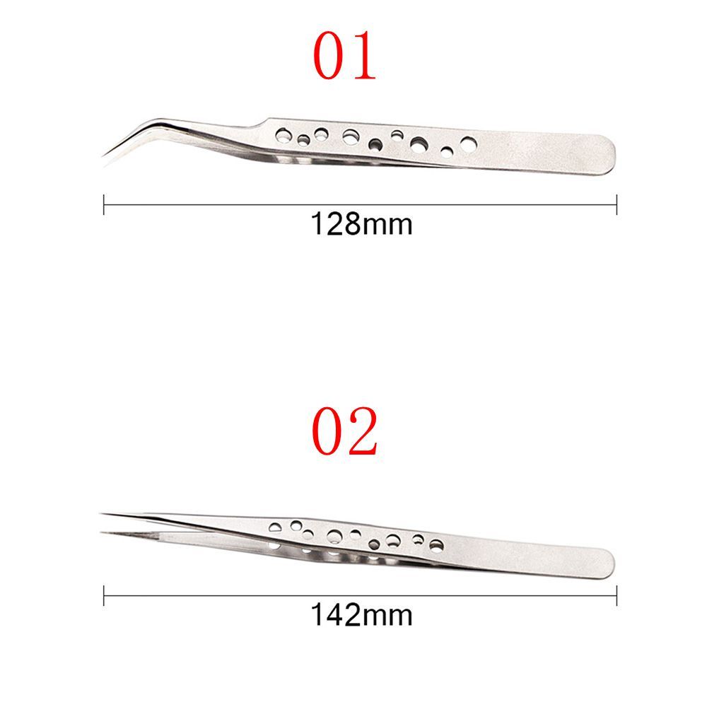 New Curved Stainless Steel Nippers Clip Tool Extensions Grafting Eyelash Tweezer Rhinestones Picker