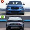Решетка радиатора BMW 1 серии F20 F21 116i 118i Автомобильная передняя решетка Решетка радиатора 'Ноздри' Глянцевая черная Гоночная решетка 2011-2014 Аксессуары