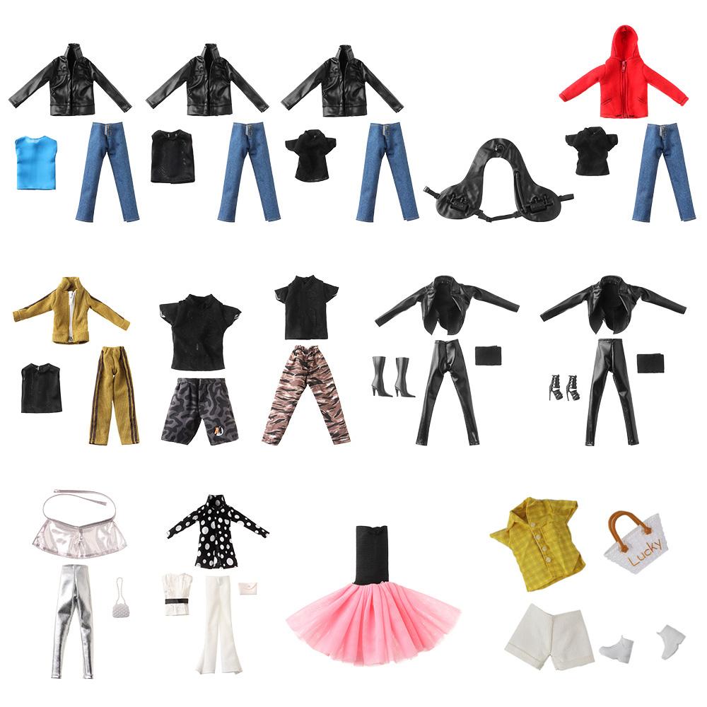 Fashion Casual Wears 1/6 Clothes Accessories Dolls Trousers Doll Coats Jeans Leather Pants Shorts