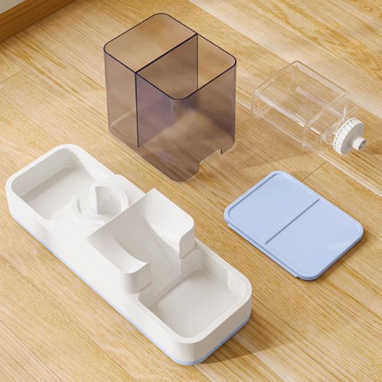 Automatic Pet Feeder And Water Dispenser 2 In 1 Cat Feeder Dish Pet Food And Water Feeder for Small Medium Pets Cat Dog Puppy