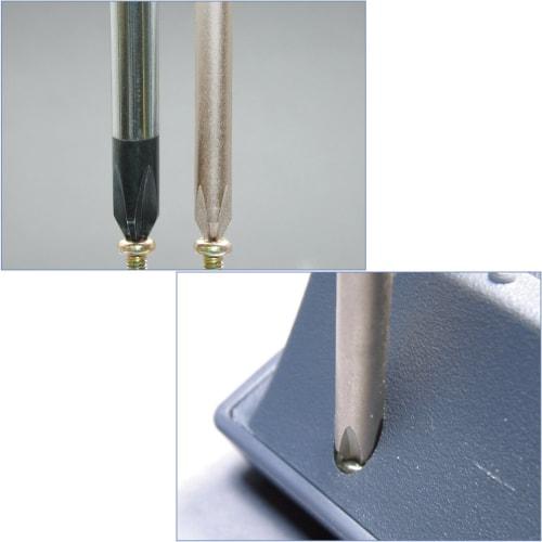 HOZAN Крестовая отвертка Phillips №00 Общая длина 124 мм Длина стержня 75 мм Тонкий стержень Идеально подходит для труднодоступных мест D-530-75