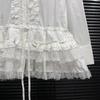 Spring 2025 Women's Lace-Trim Hem Shirt - Heavy Industry Design, Girlish Style