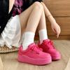 Women's Thick-Soled Elevator Wild Bread Board Shoes Ins Trendy Summer New Yellow Casual Shoes