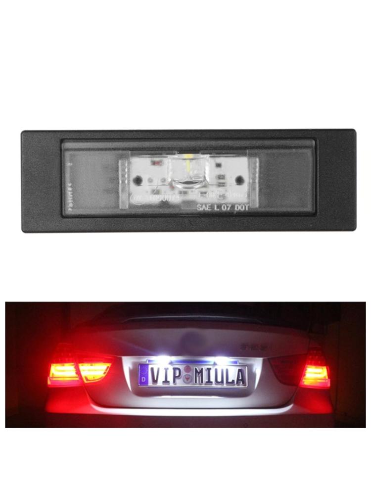 Светодиодная лампа номерного знака для E85 E86 E89 E81 E87 F20 F21 63267193294 6326-7193-294, лампа подсветки номерного знака заднего бампера